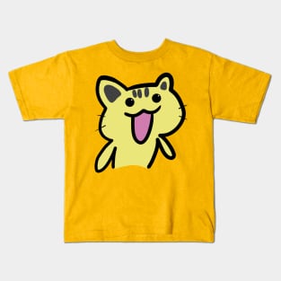 Yellow Cat Kids T-Shirt